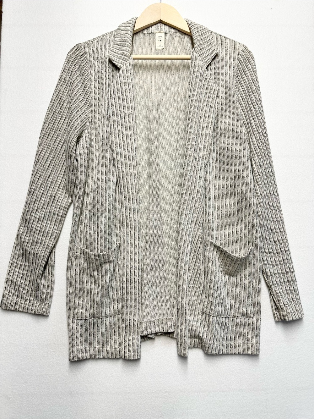 Lazy Sunday Relaxed Fit Knit Cardigan Women’s Large Neutral Cozy Layering